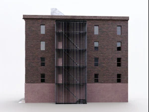 nyc building - pbr low-poly 3D Model