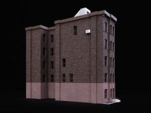 nyc building - pbr low-poly 3D Model