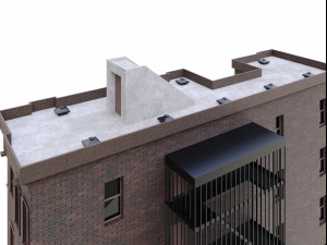 nyc building - pbr low-poly 3D Model