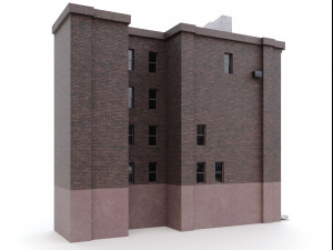 nyc building - pbr low-poly 3D Model