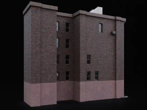 nyc building - pbr low-poly 3D Model
