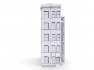nyc building - pbr low-poly 3D Model