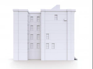 nyc building - pbr low-poly 3D Model
