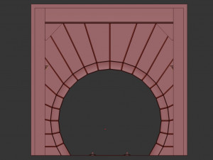 railway tunnel - pbr Model 3D