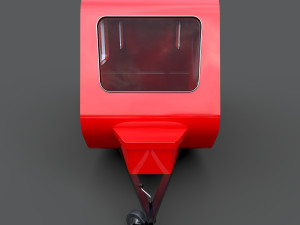 caravan trailer - pbr low-poly 3D 模型