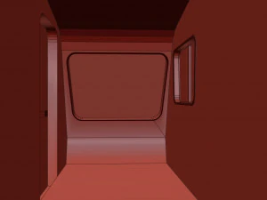 caravan trailer - pbr low-poly 3D Model