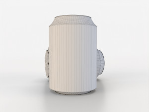 beverage can 163 ml low-poly 3D Model