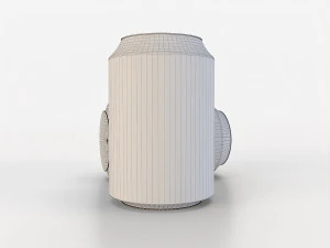 beverage can 163 ml low-poly 3D Model