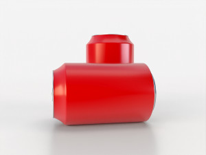 beverage can 163 ml low-poly 3D Model