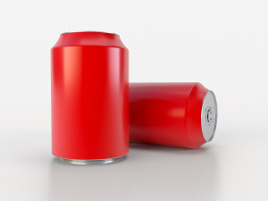 beverage can 163 ml low-poly 3D Model