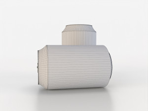 beverage can 163 ml low-poly 3D Model