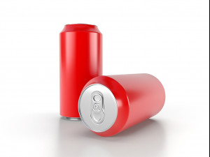 beverage can 250 ml low-poly 3D 模型
