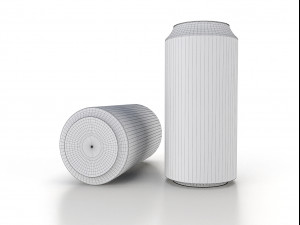 beverage can 250 ml low-poly 3D 模型