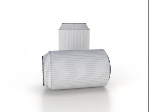 beverage can 330 ml low-poly 3D Model