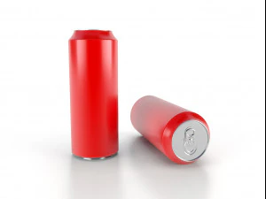 beverage can 350 ml low-poly 3D Model