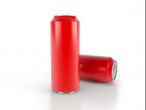 beverage can 350 ml low-poly 3D Model