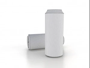 beverage can 350 ml low-poly 3D Model
