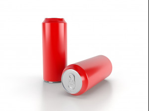 beverage can 355 ml low Modello 3D