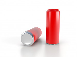 beverage can 355 ml low Modello 3D