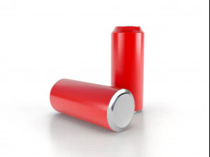 beverage can 355 ml low 3D Model