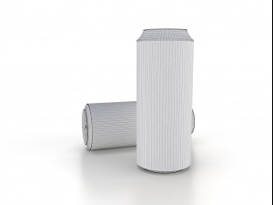 beverage can 355 ml low Modello 3D