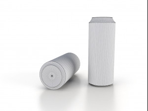 beverage can 355 ml low Modello 3D