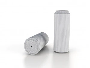 beverage can 355 ml low 3D Model