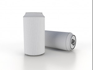beverage can 400 ml low-poly 3Dモデル