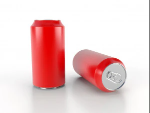 beverage can 400 ml low-poly 3D Model