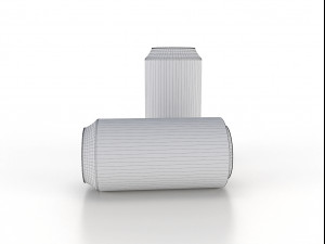 beverage can 400 ml low-poly 3Dモデル