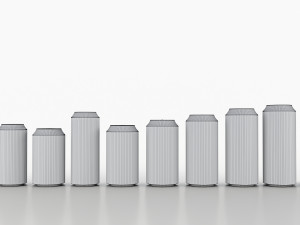 beverage can low-poly 3D Model
