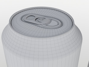 beverage can low-poly 3D Model