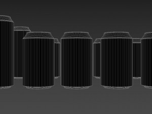 soda cans 3D-Modell