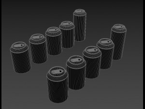 soda cans 3D-Modell