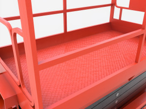 scissor lift platform - pbr 3D Model