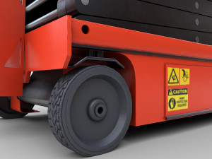 scissor lift platform - pbr 3D Model