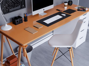 ikea office workplace 2 3D Модель