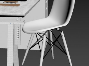 ikea office workplace 2 3D Модель