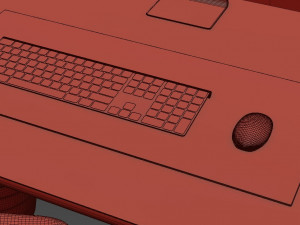 ikea office workplace 2 3D Модель