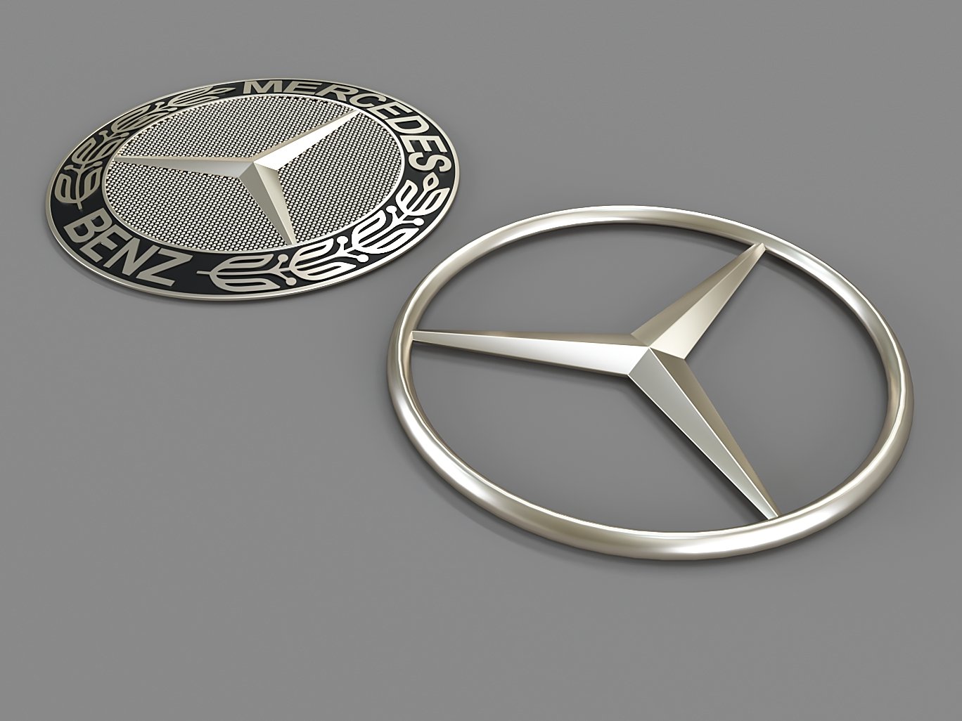 Mercedes Logo 3D model