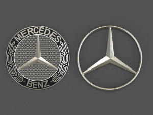 mercedes benz logo 3D Модель