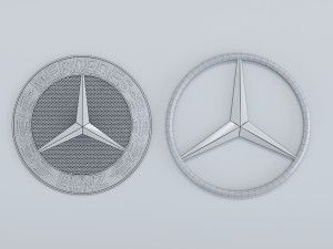 mercedes benz logo 3D Модель