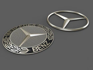 mercedes benz logo 3D Model
