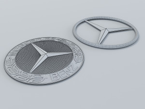 mercedes benz logo 3D Модель