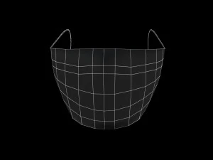 surgical mask - pbr 3D Model