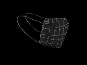surgical mask - pbr 3D Model