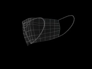 surgical mask - pbr 3D Model