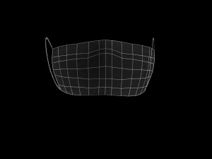 surgical mask - pbr 3D Model