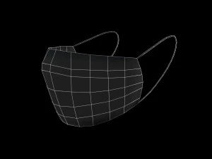 surgical mask - pbr 3D Model