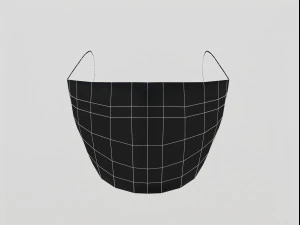 surgical mask - pbr 3D Model